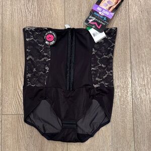 Maidenform Black Lace Waistnipping Brief